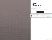Tablet Screenshot of isis.esc-rennes.fr
